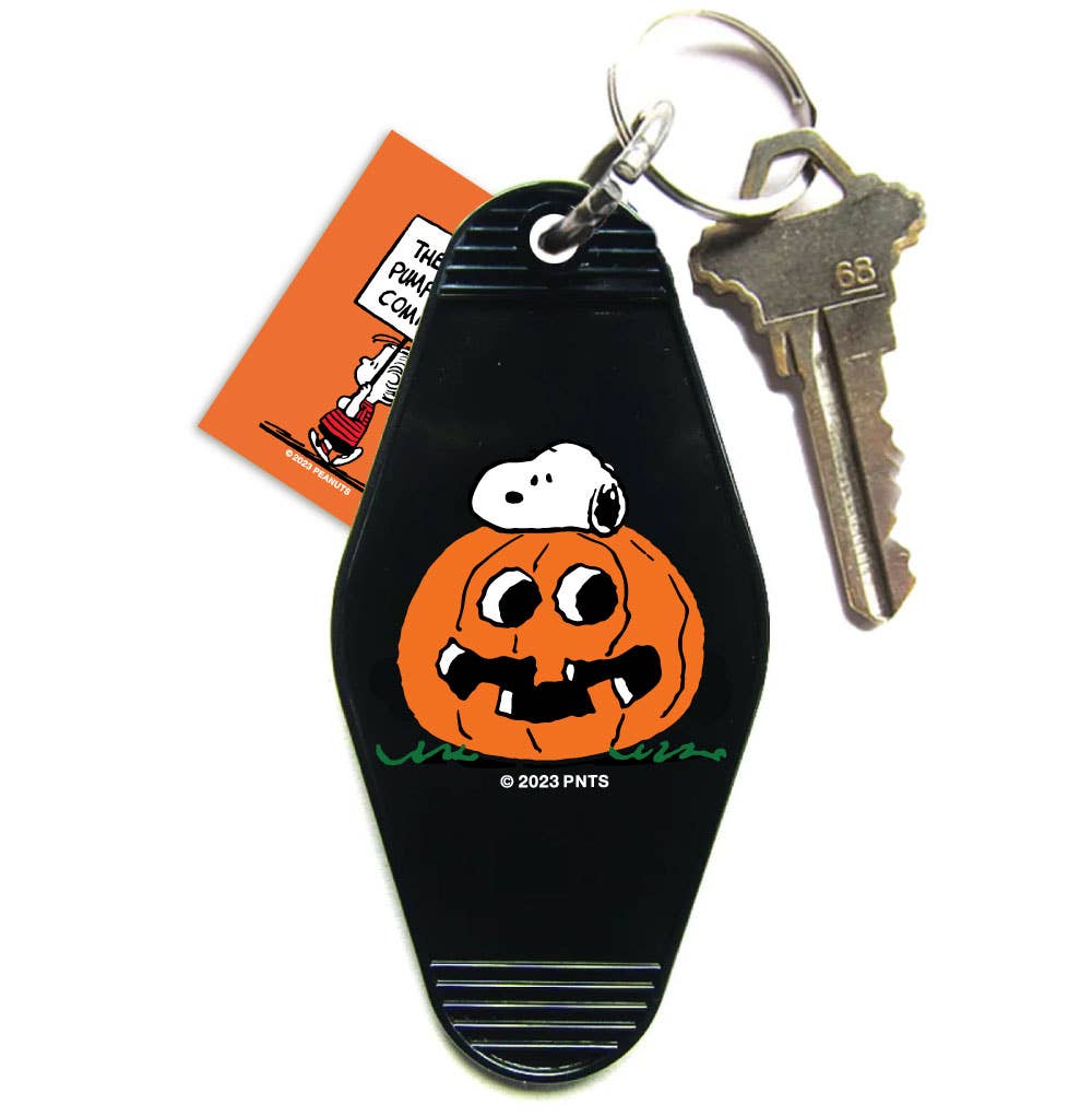 Snoopy Great Pumpkin Key Tag
