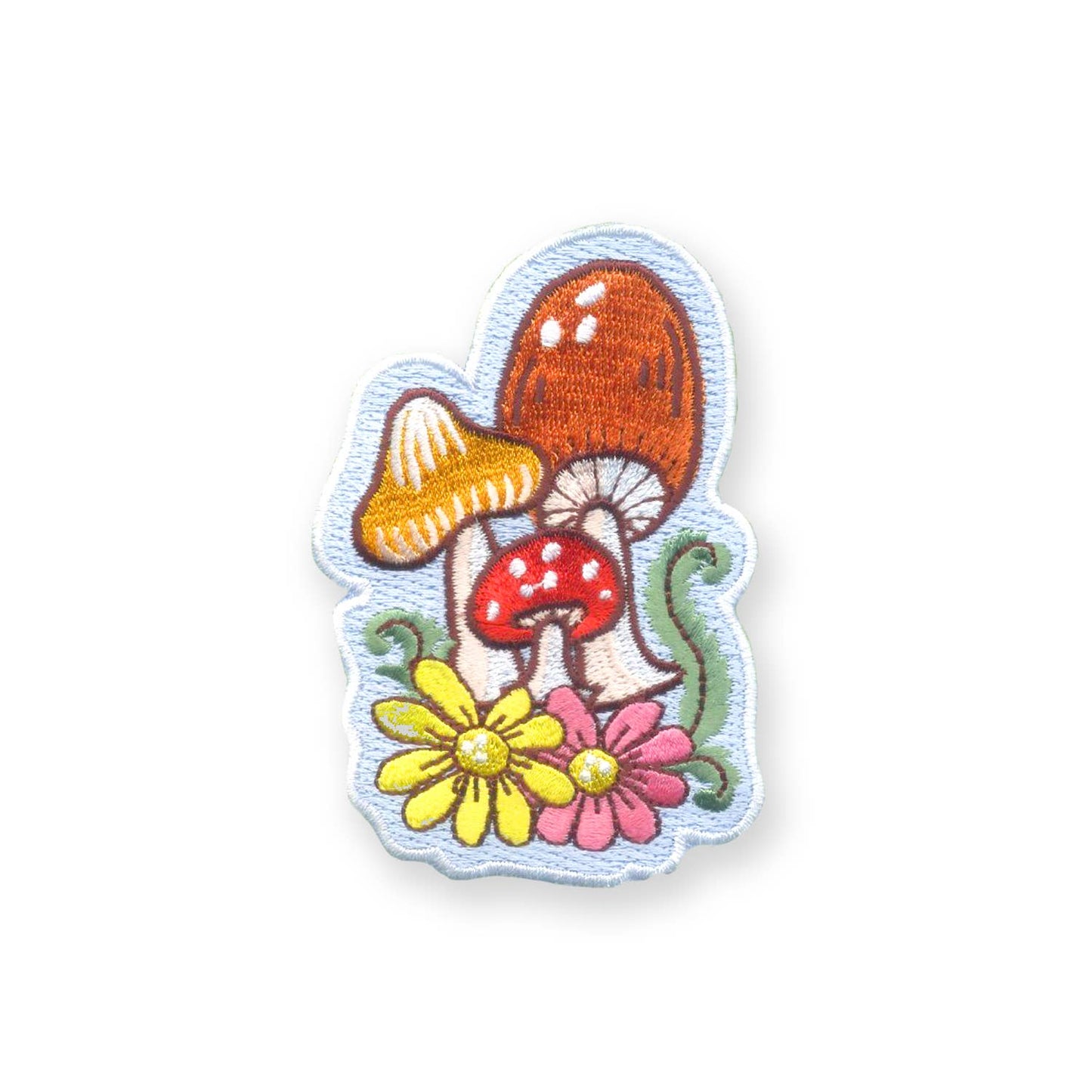 Mushrooms Embroidered Patch