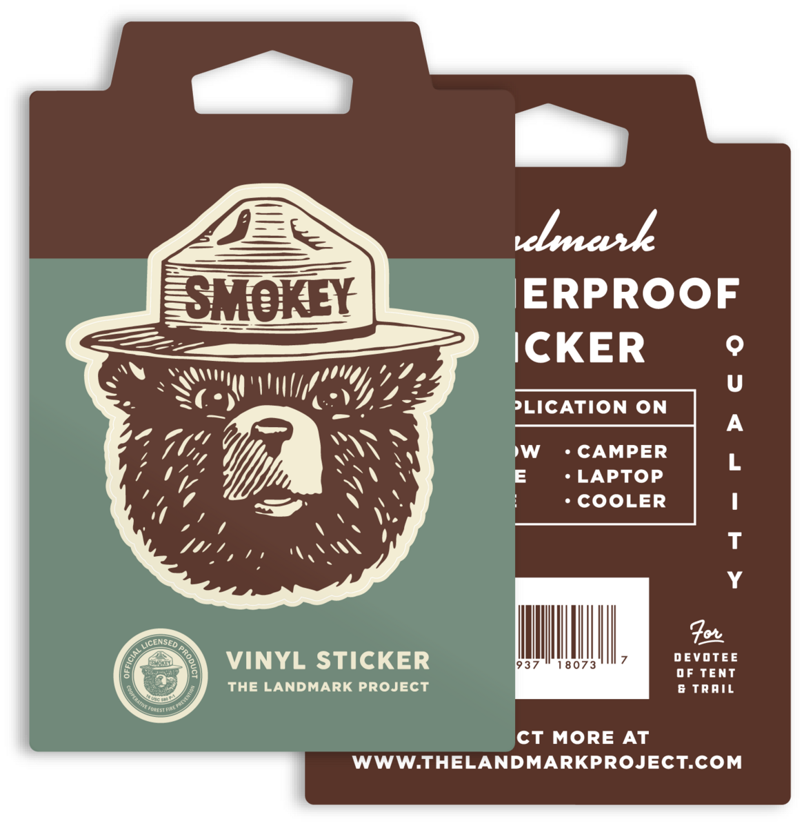 Smokey Logo Sticker