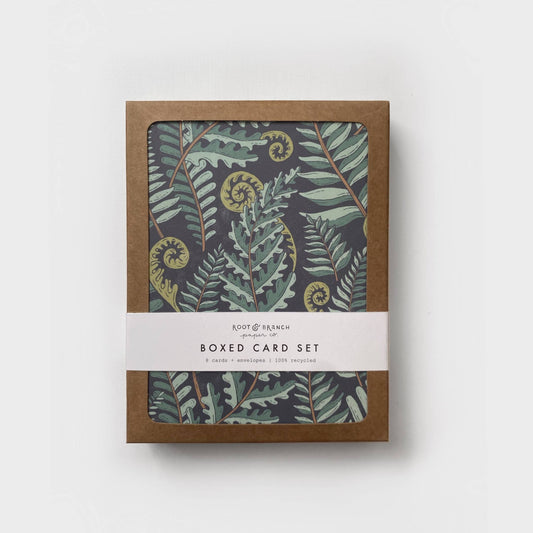 Forest Ferns Boxed Card Set of 8