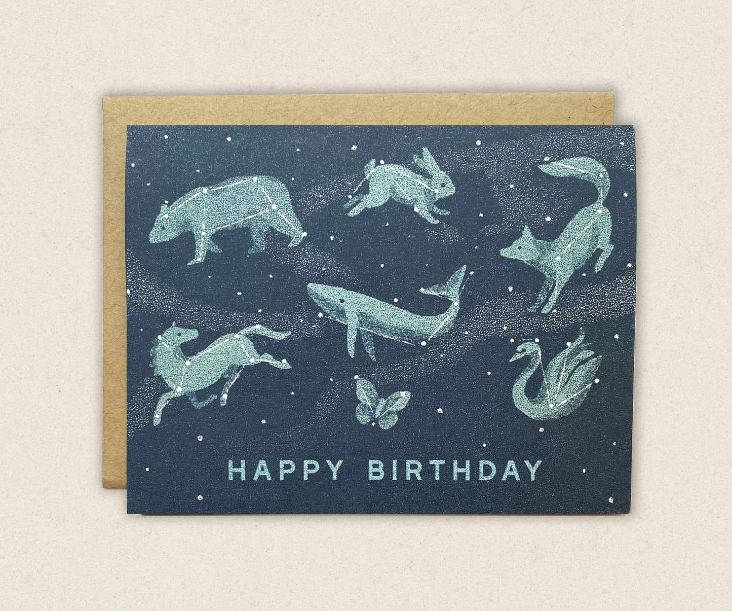 Happy Birthday Constellation Greeting Card