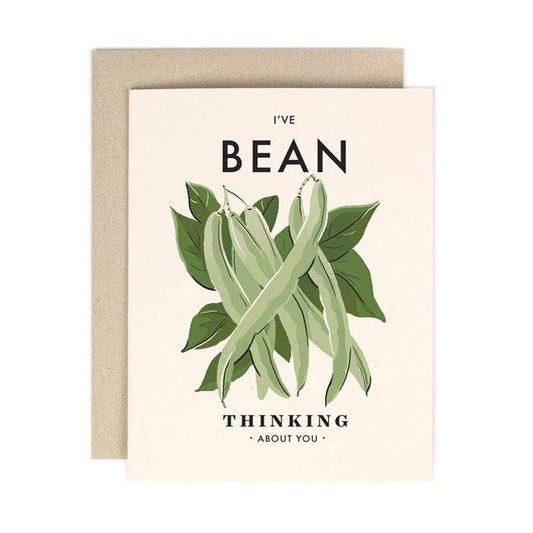 Bean Thinking About You Greeting Card
