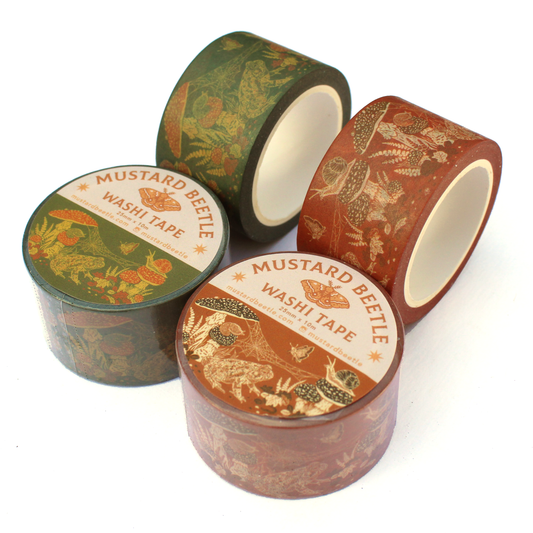 Toad Warbler 1" Washi Tape Roll