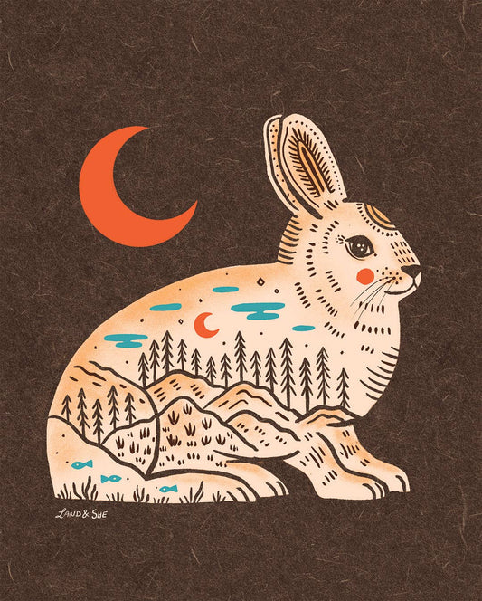 Winter Hare: 8x10