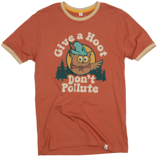 Give A Hoot Ringer Tee