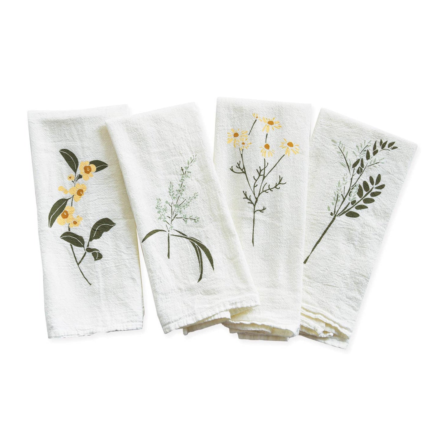 Herbal Tea Garden Napkins / Set of 4