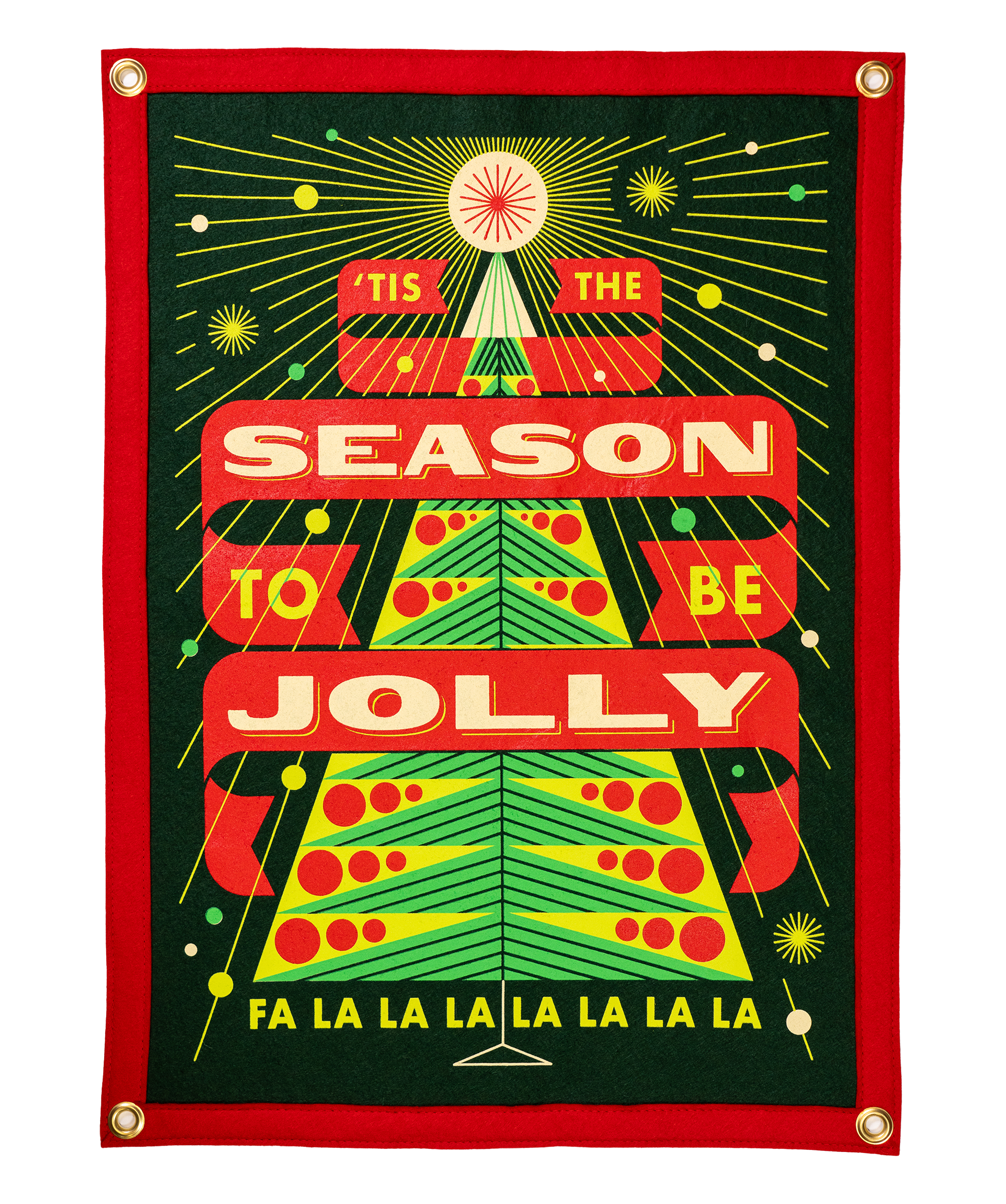 ‘Tis The Season To Be Jolly Camp Flag