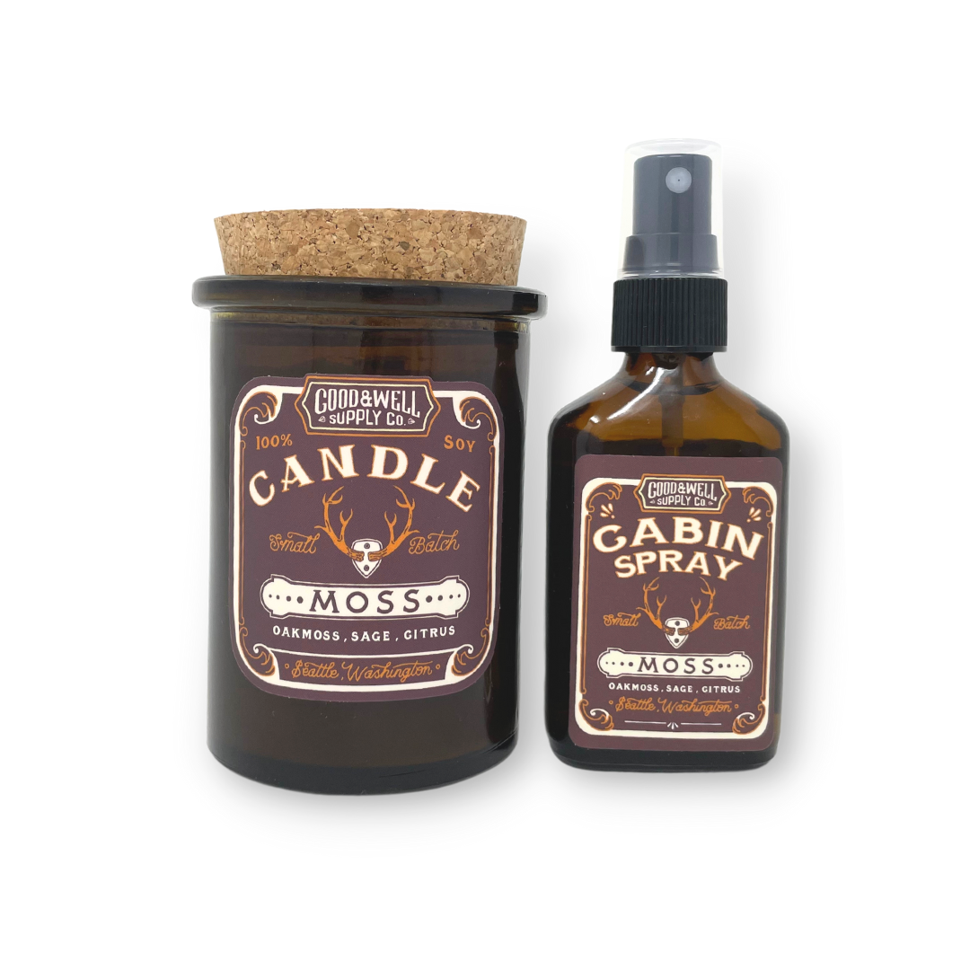 Apothecary Candle & Cabin Spray Bundle
