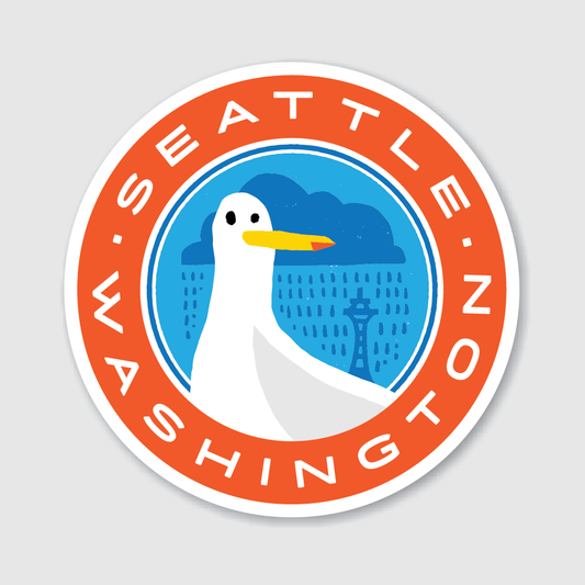 Seattle Seagull Sticker