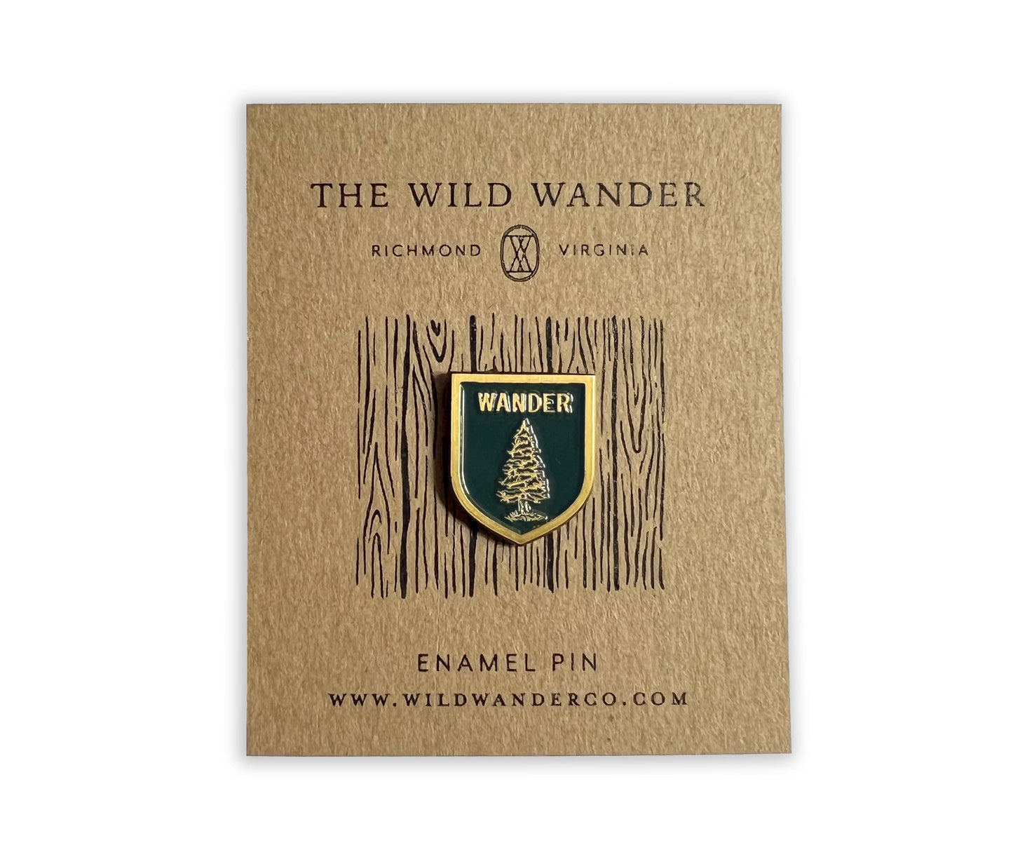 Wander Pine Tree Enamel Pin