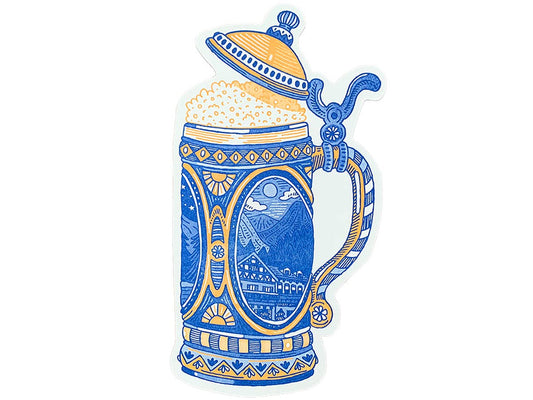 Beer Stein Postcard