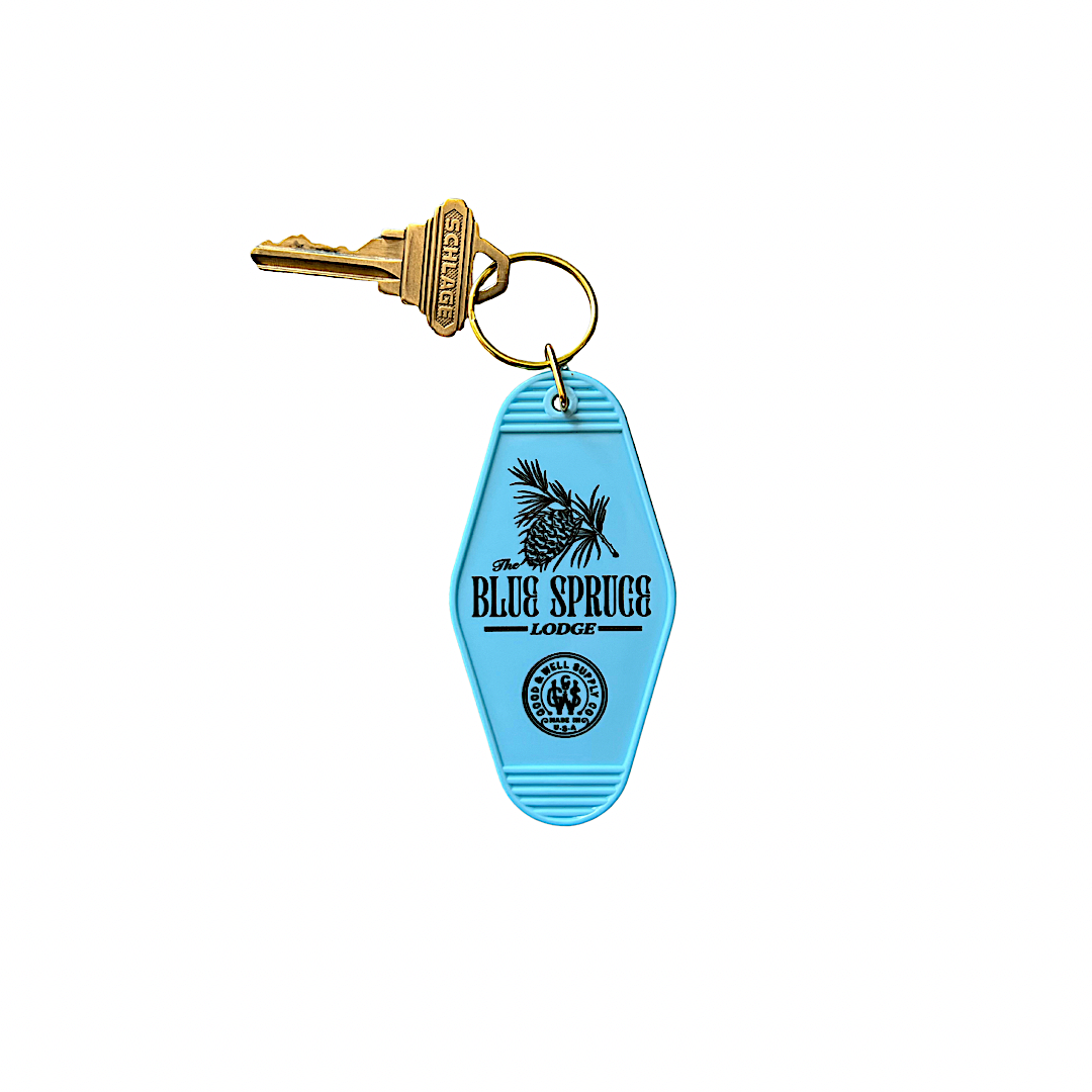Blue Spruce Lodge Keychain