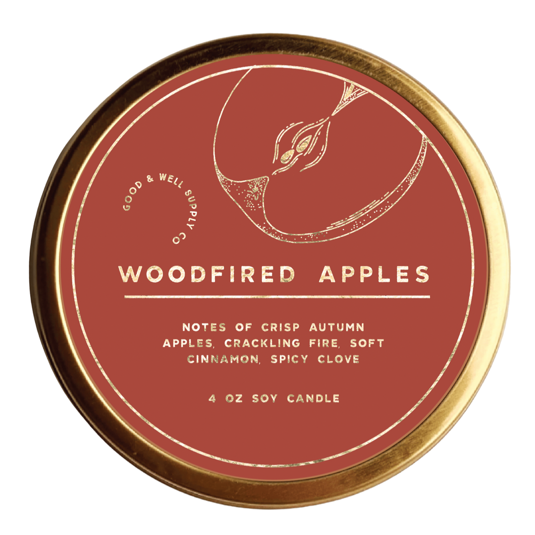 Woodfired Apples Golden Garden Candle