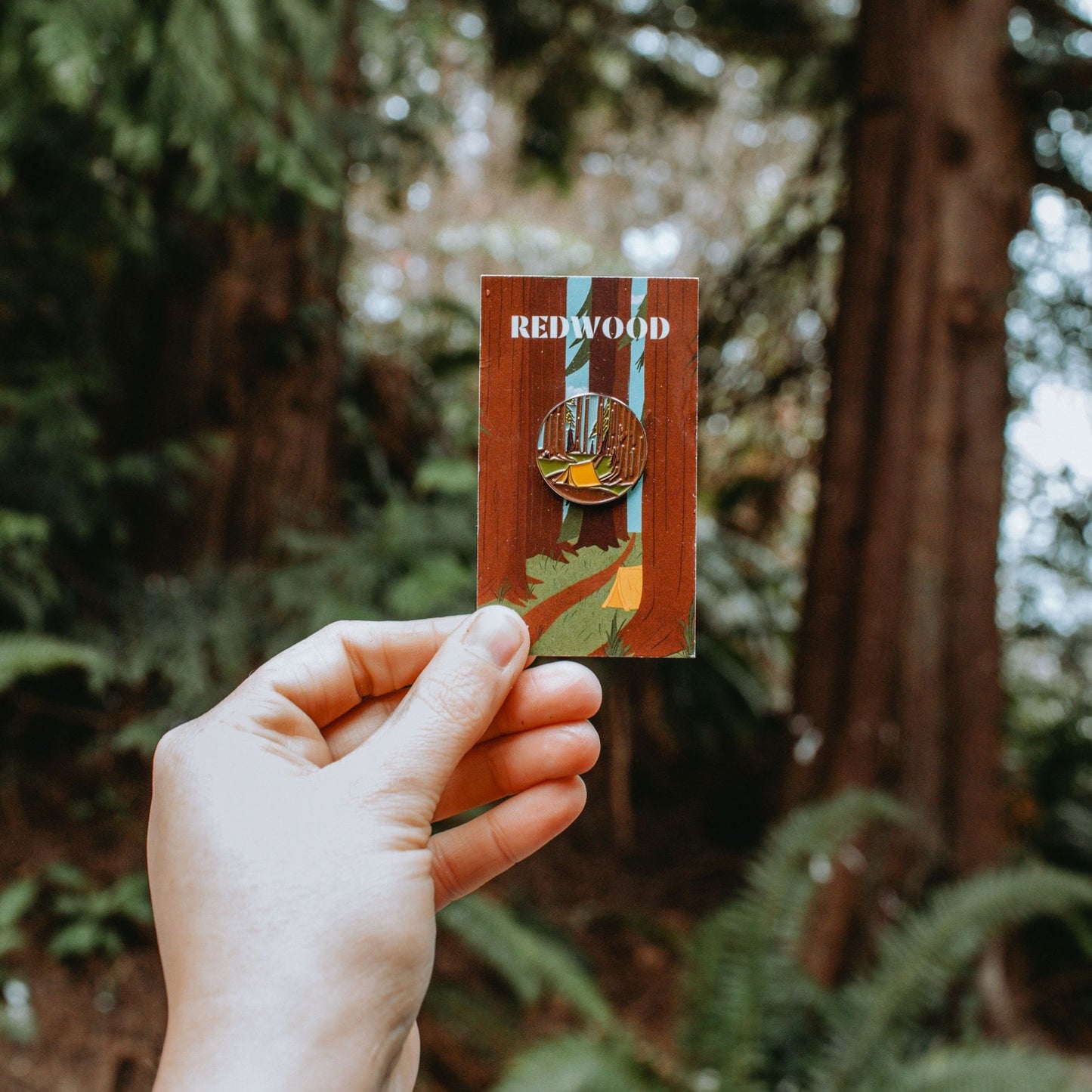 Redwood National Park Enamel Pin