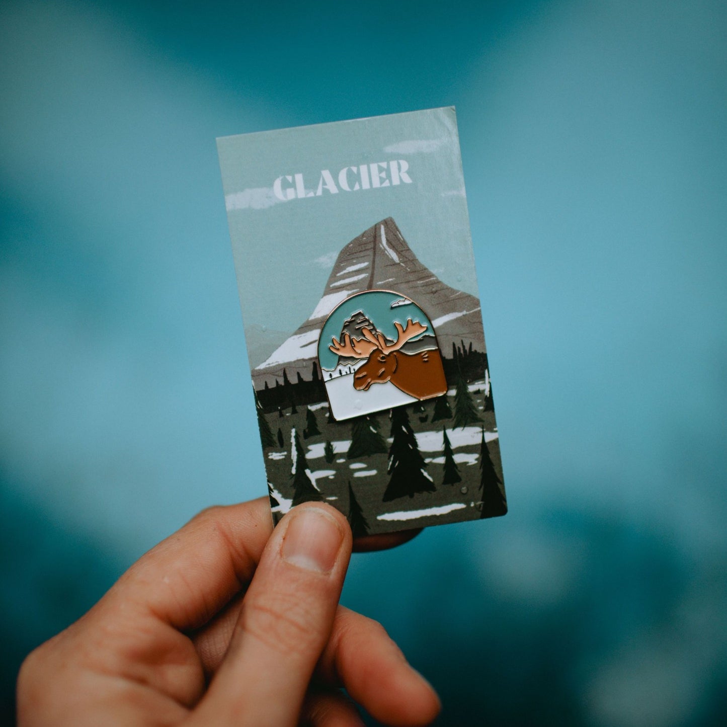 Glacier National Park Enamel Pin