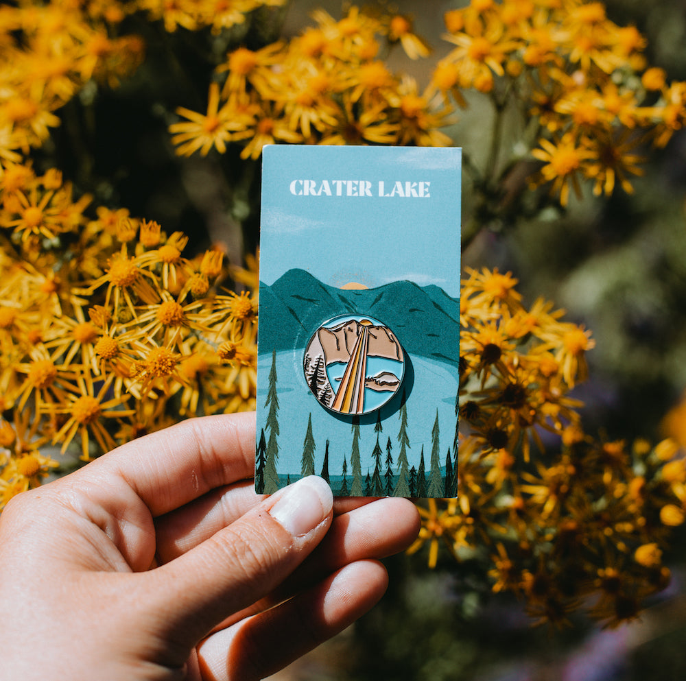 Crater Lake National Park Enamel Pin