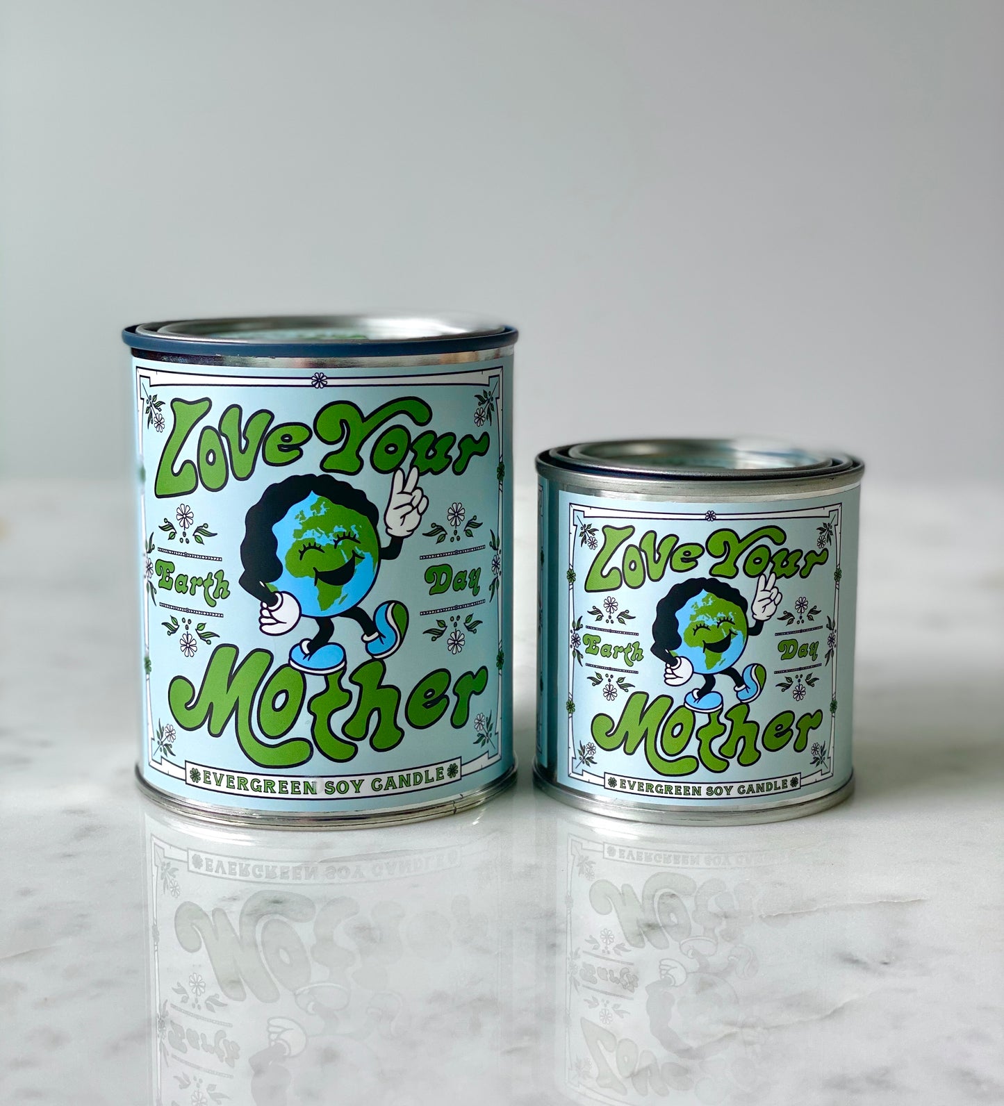 'Love Your Mother' Earth Day Candle