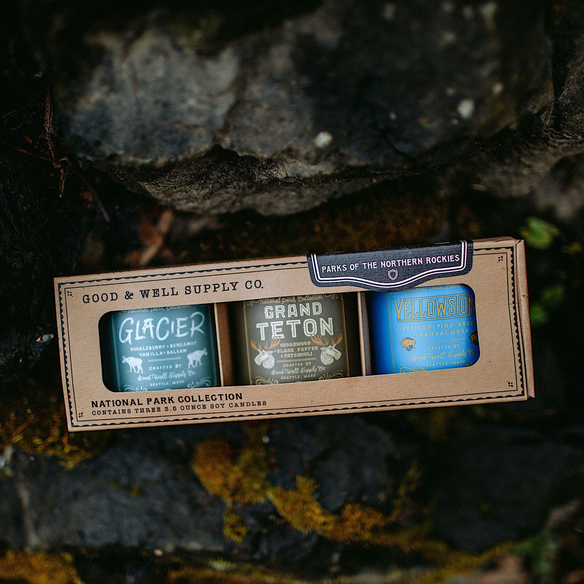 Parks of the Northern Rockies Region Set | Good & Well Supply Co