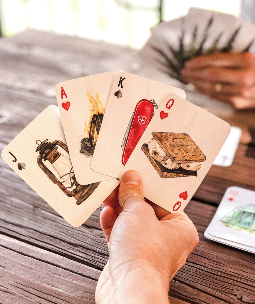 Camping Playing Cards