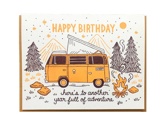 Birthday Camper Card