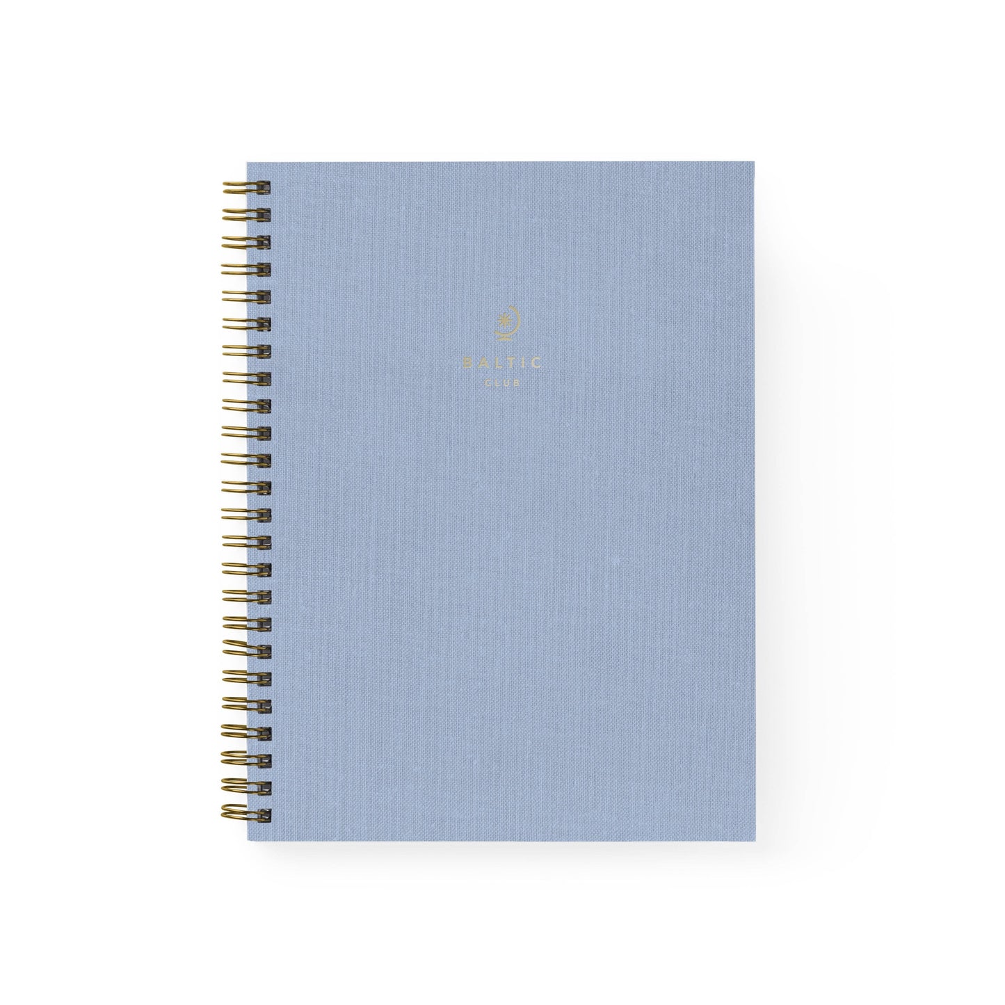 Blue ash Cloth Spiral Notebook