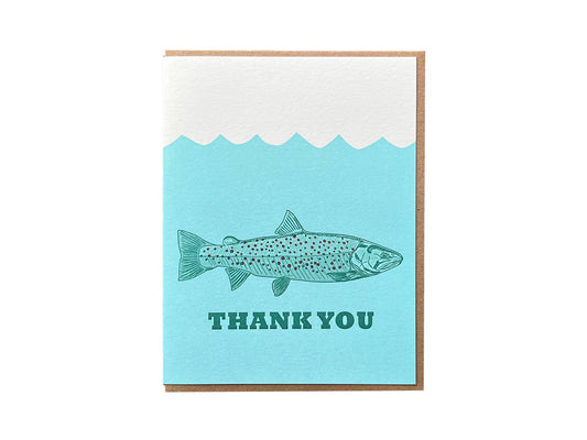 Trout Thank You Card: Boxed Set of 6