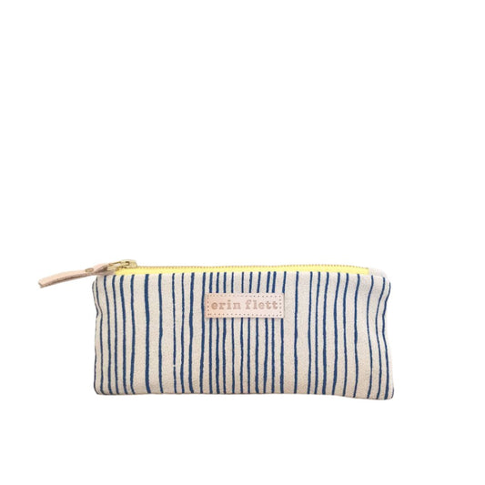 Royal Stripe Pencil Zip Pouch