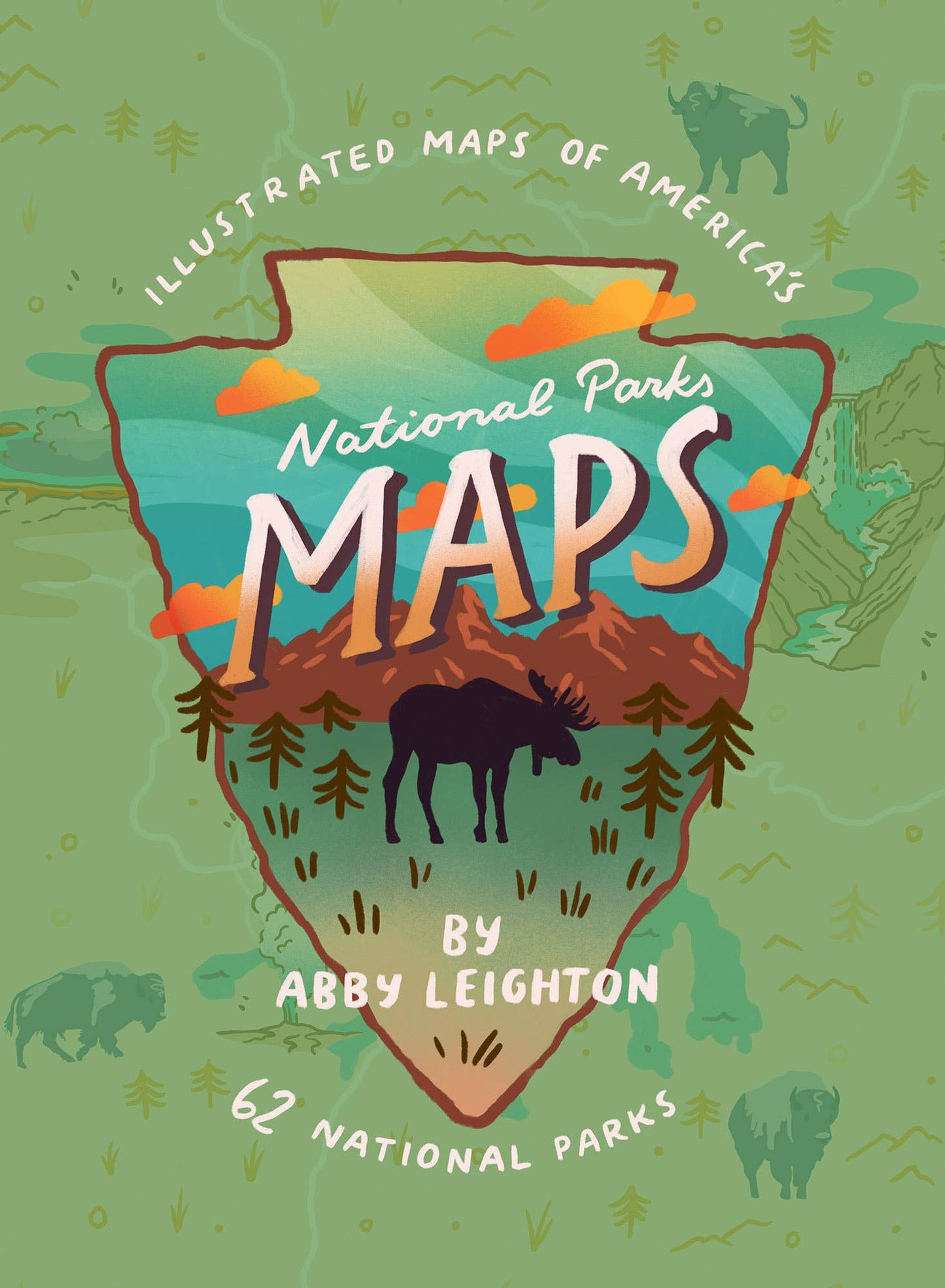 National Parks Maps: Illustrated Maps of 62 National Parks