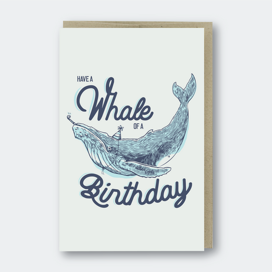 Whale of a Birthday Greeting Card