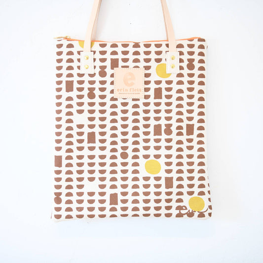 Brown Phases Mod Tote