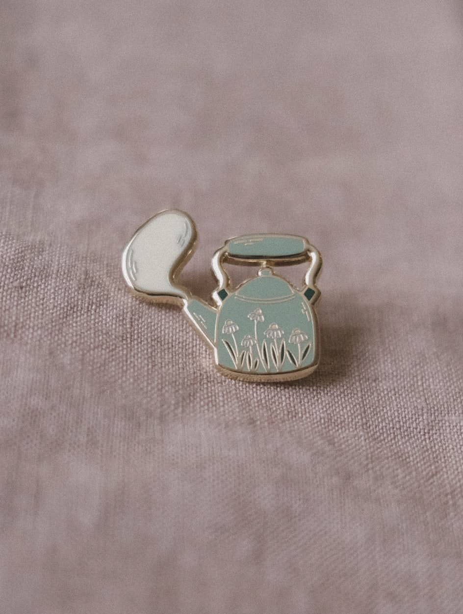 Tea Kettle Enamel Pin