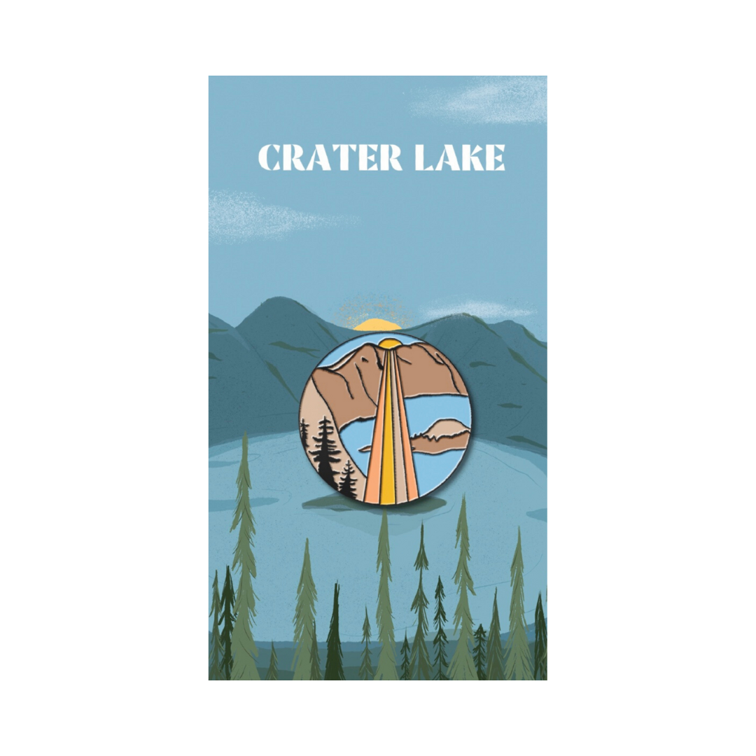 Crater Lake National Park Enamel Pin - 50% OFF