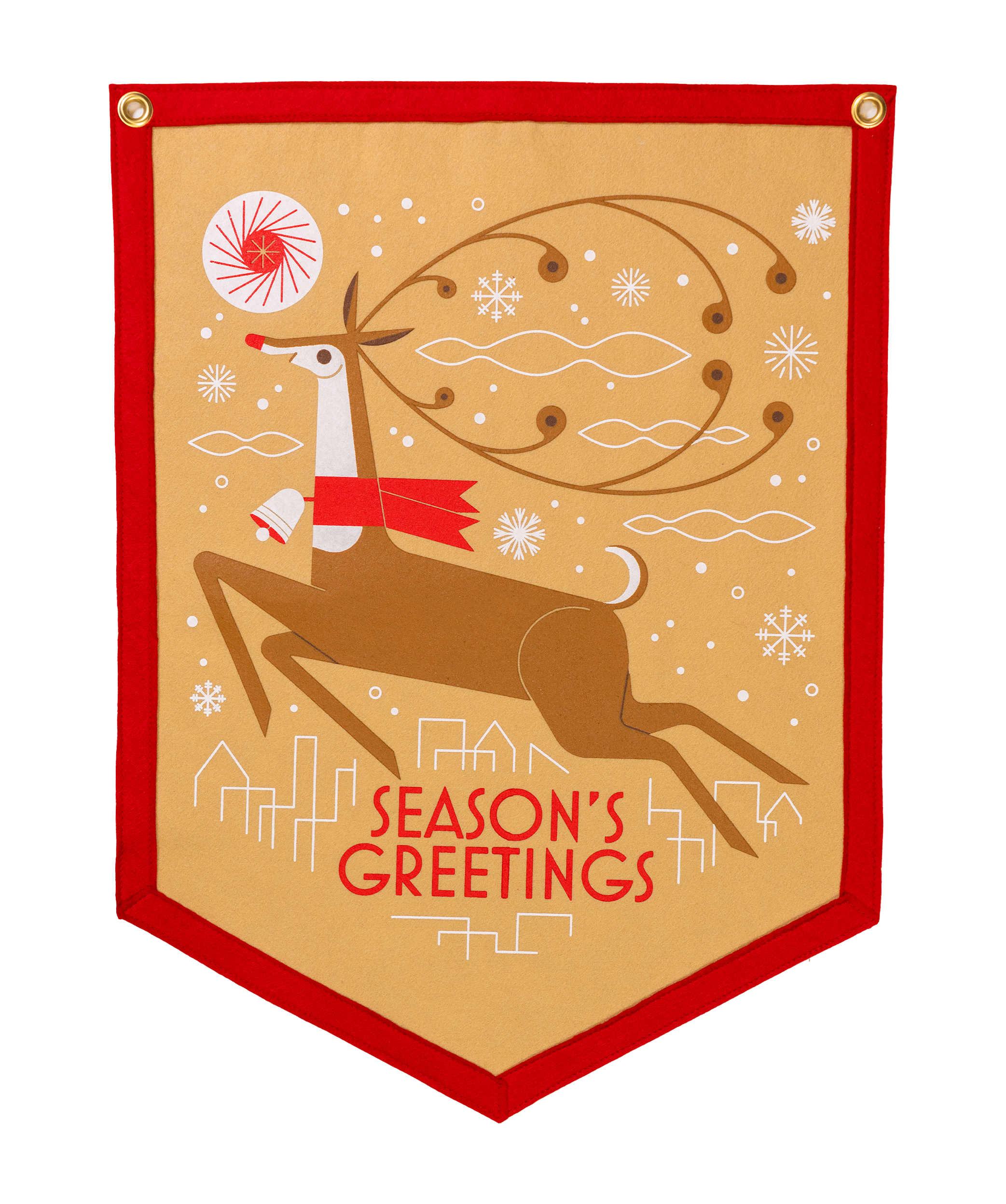 Season's Greetings Camp Flag
