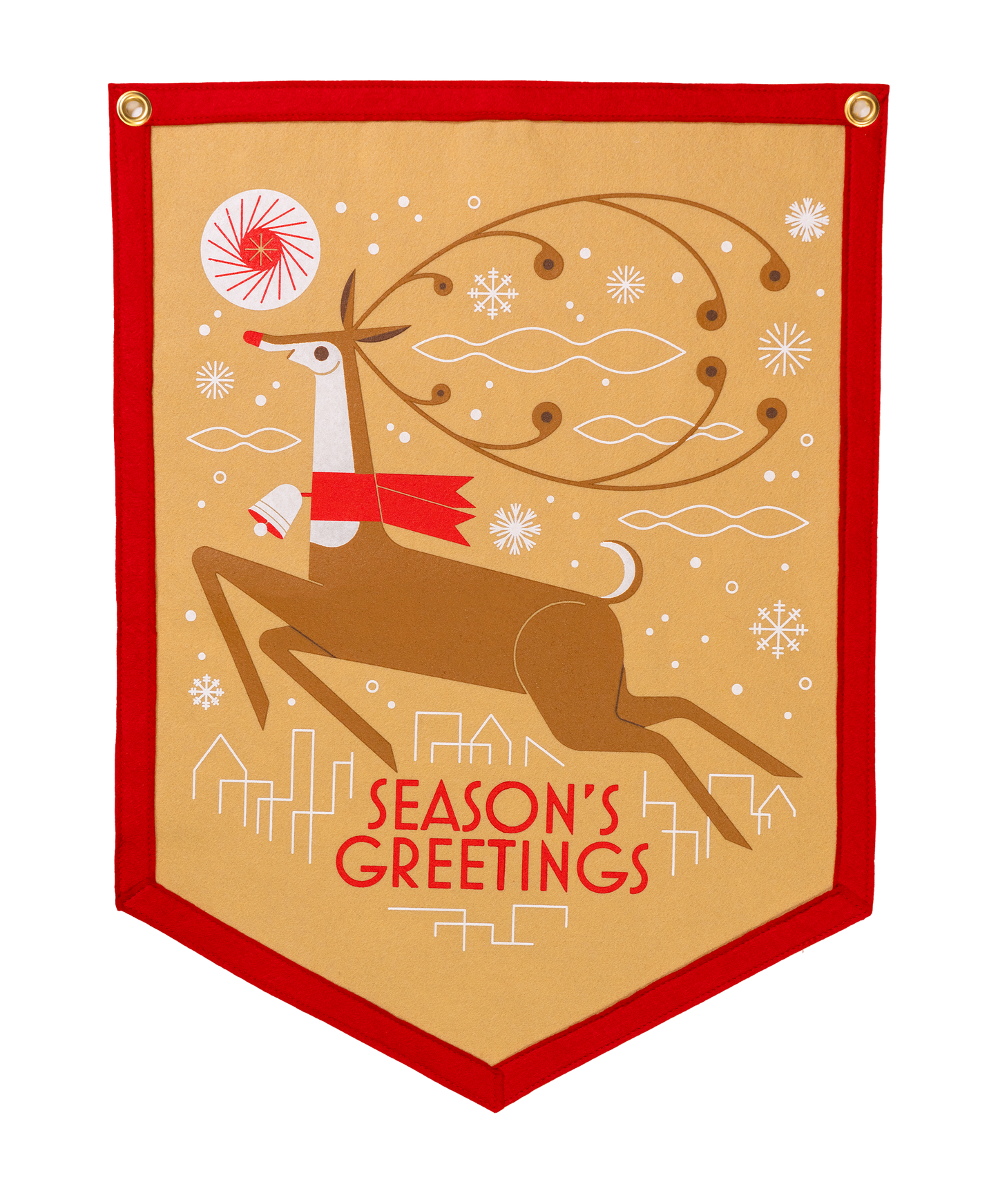 Season's Greetings Camp Flag