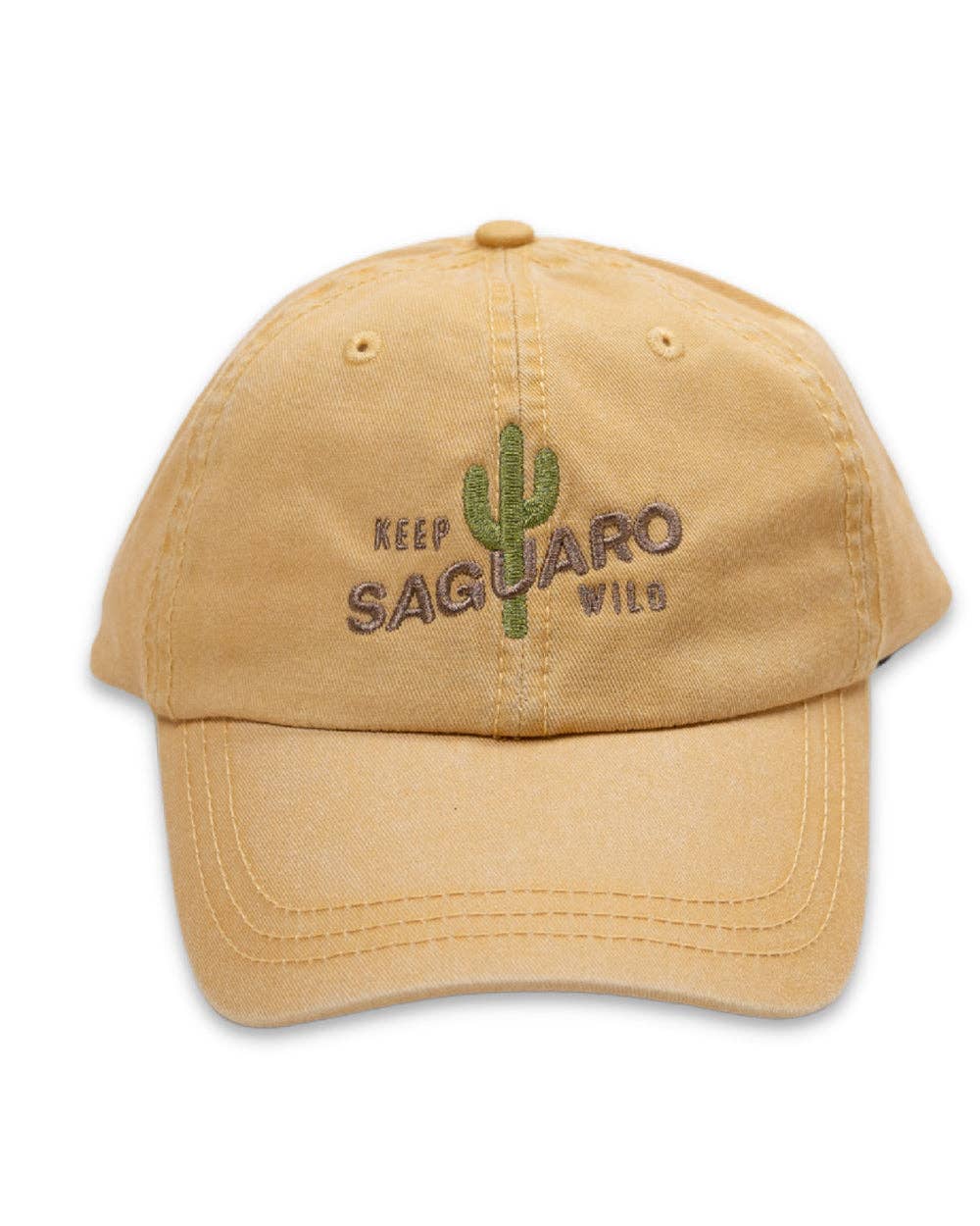 Keep Saguaro Wild Dad Hat | Mustard