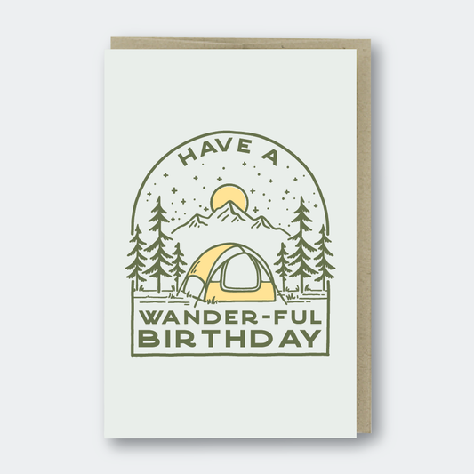 Wander-ful Birthday Greeting Card