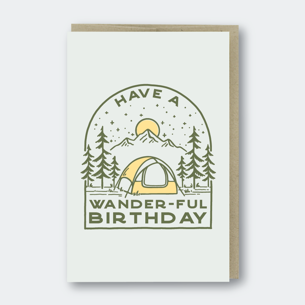 Wander-ful Birthday Greeting Card