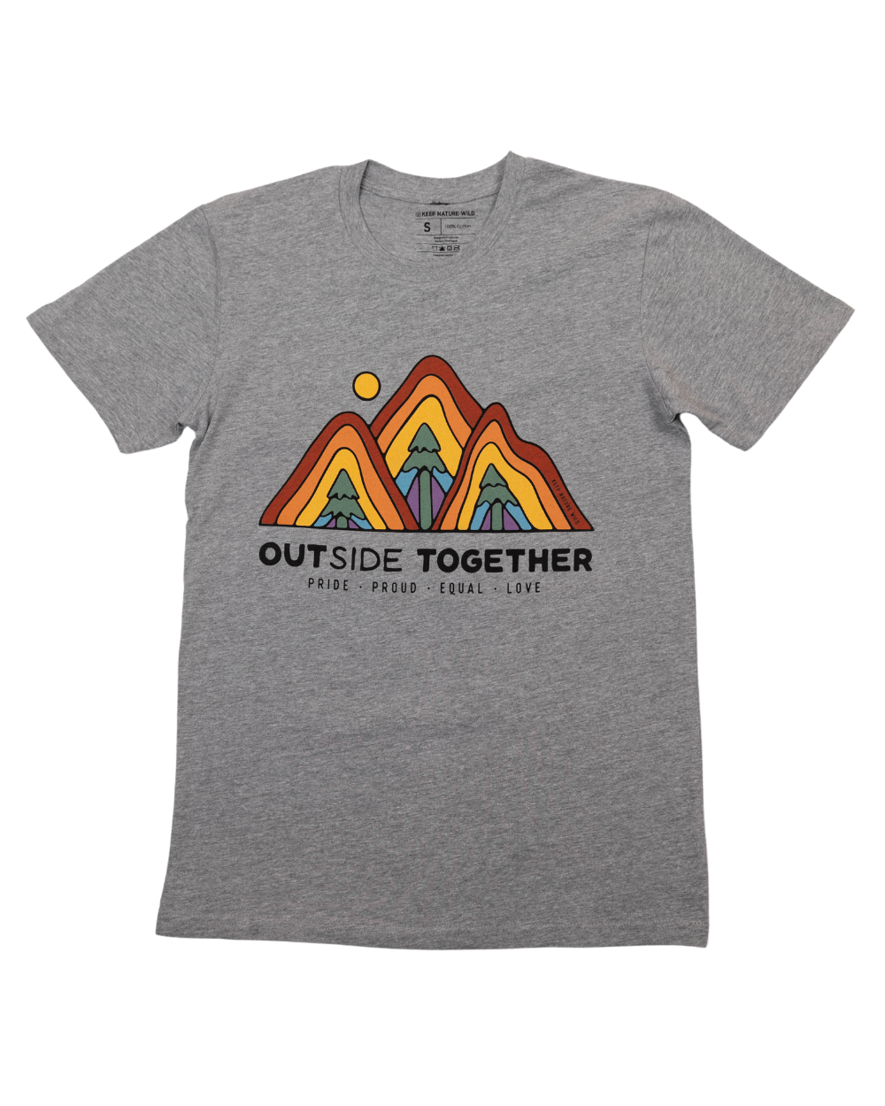 OUTside Together Unisex Tee | Heather Gray