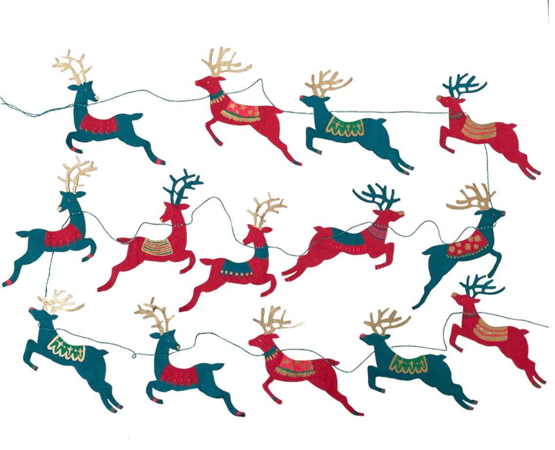 Reindeer Garland