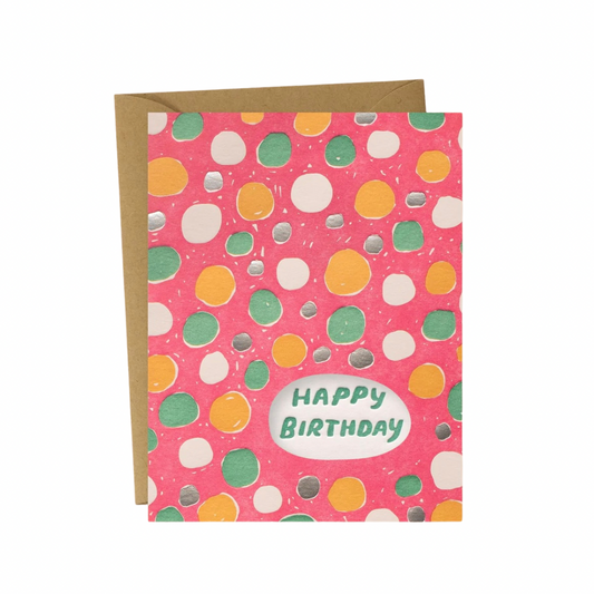 Dots Birthday Greeting Card
