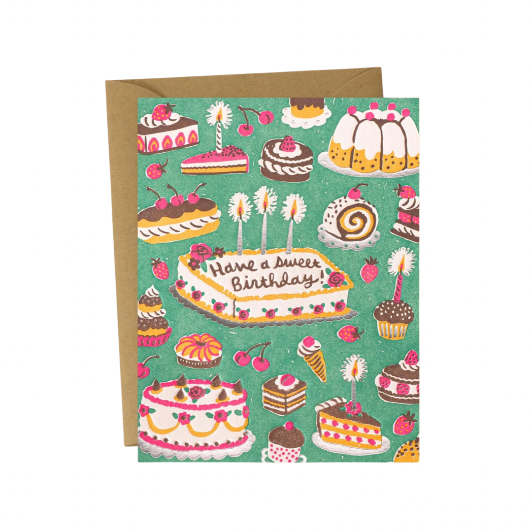 Birthday Sweets Greeting Card