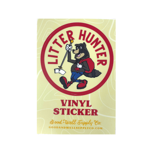 Litter Hunter Vinyl Sticker