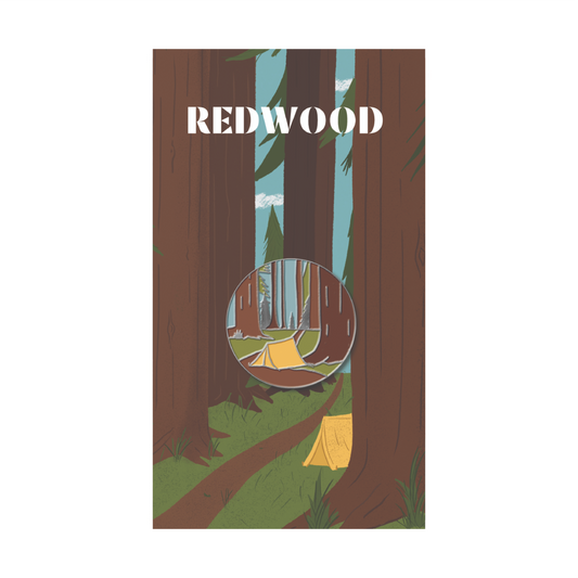 Redwood National Park Enamel Pin - 50% OFF