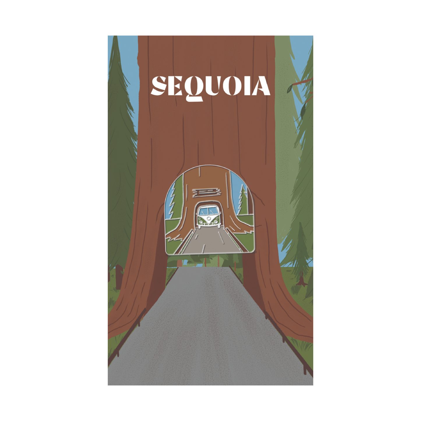 Sequoia National Park Enamel Pin - 50% OFF