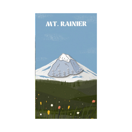 Rainier National Park Enamel Pin