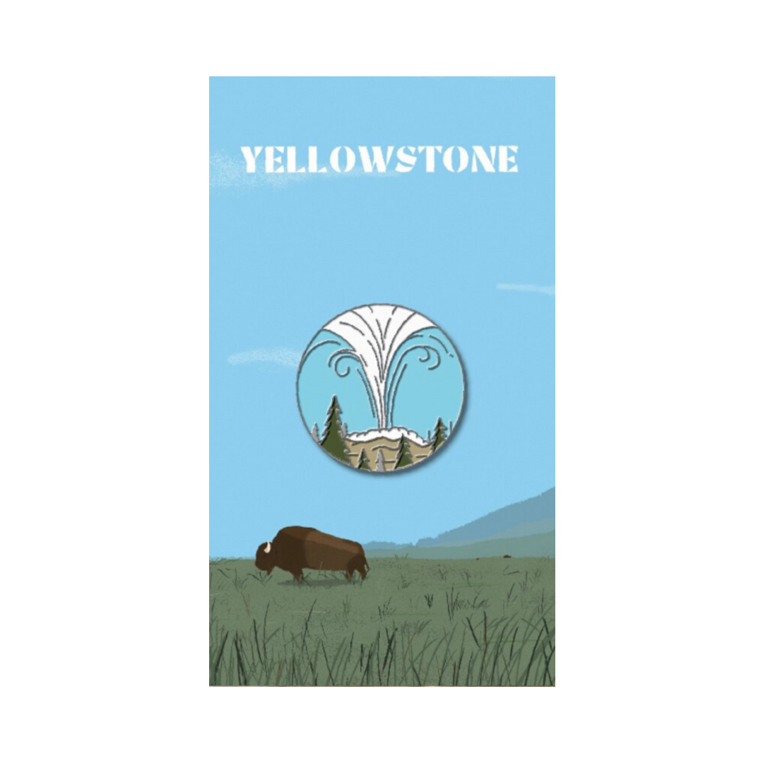 Yellowstone National Park Enamel Pin